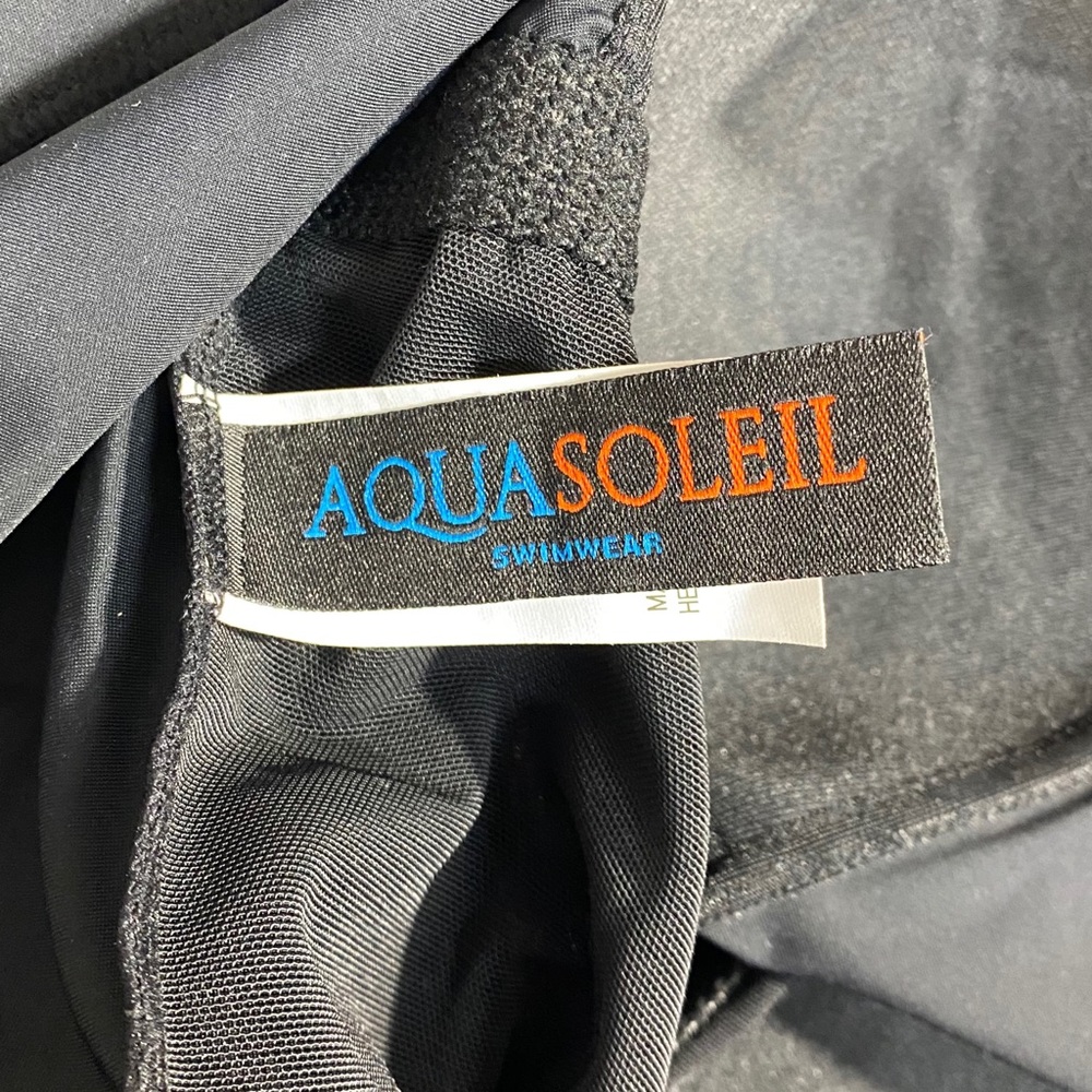 Aqua Soleil Strapless Black Swimsuit [2207] - Picture 6 of 8